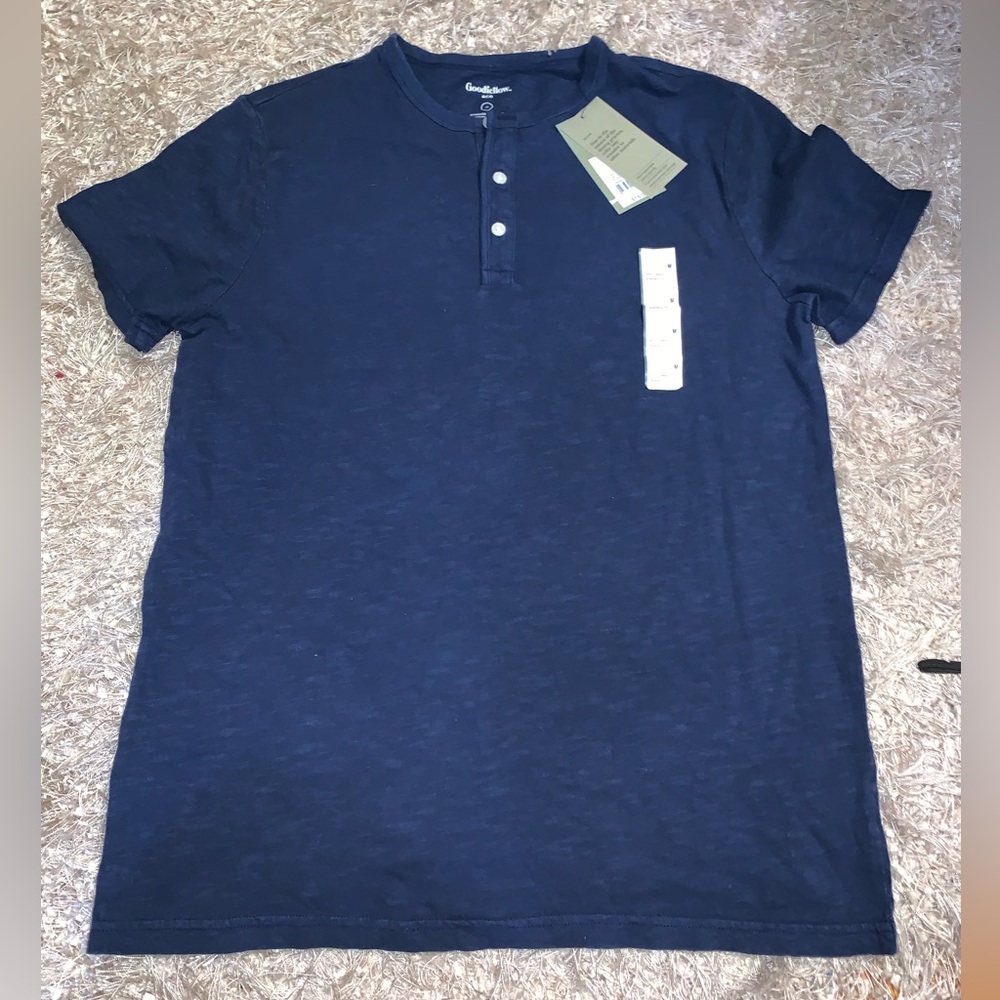 3 for $30 ⚡️ Goodfellow & Co Navy Short Sleeve Tee size M NWT